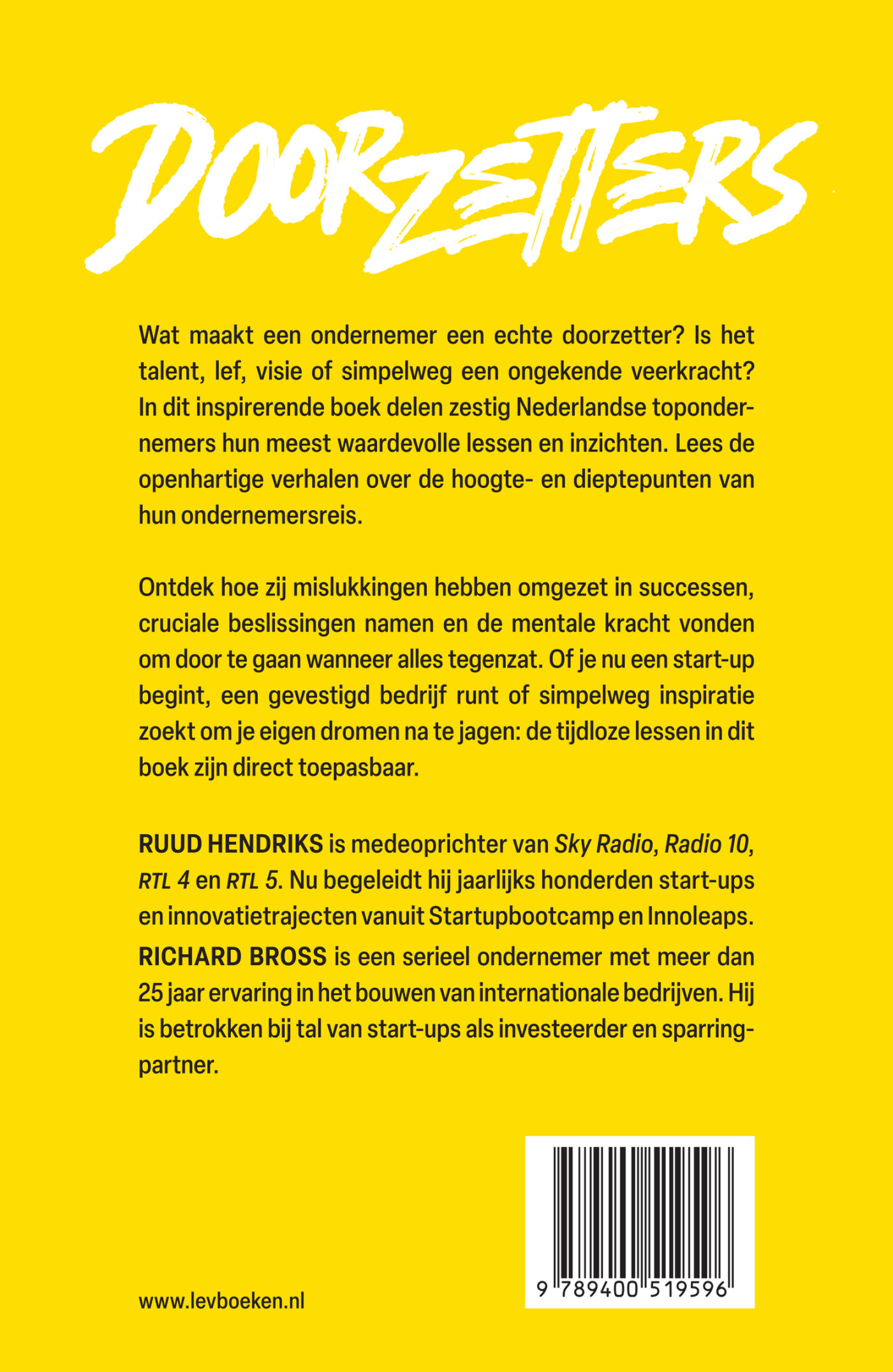 Doorzetters achterkant