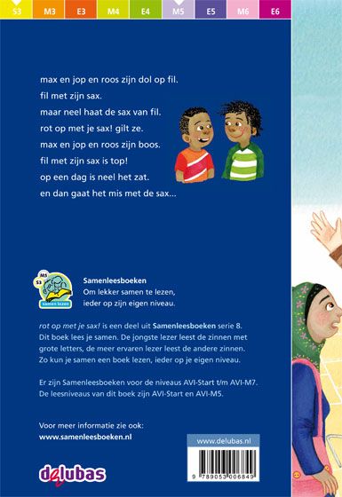 rot op met je sax! / Samenleesboeken achterkant