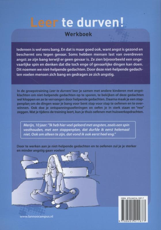 Leer te durven! achterkant