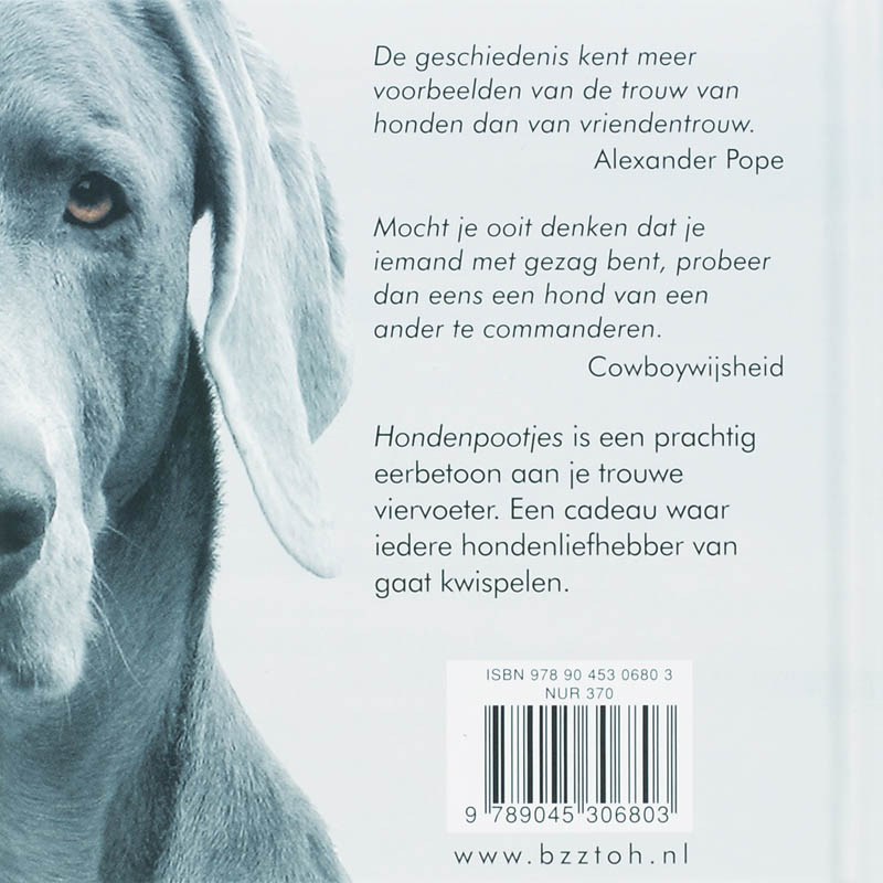 Hondenpootjes achterkant