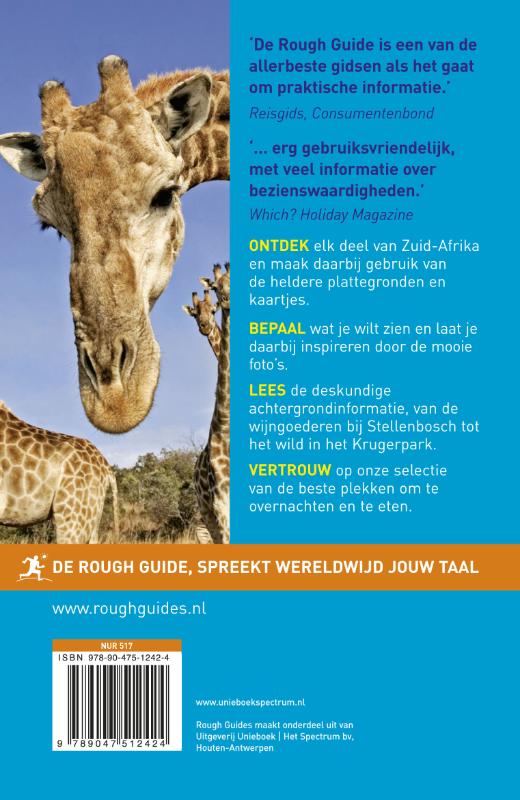 Rough Guide Zuid-Afrika / Rough Guide achterkant