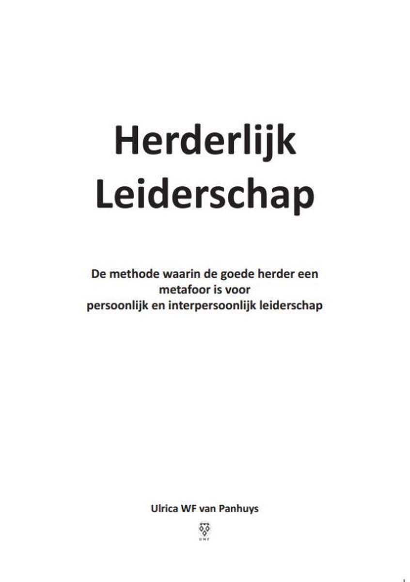Ulrica Wf van Panhuys Herderlijk Leiderschap
