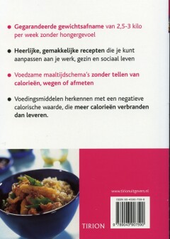 Fatburner recepten achterkant