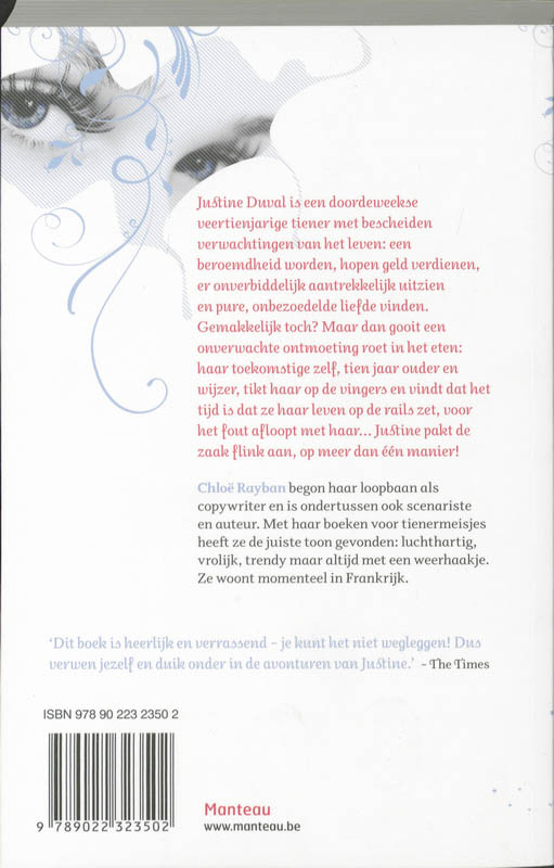 Justine, teenage chic Justine, teenage chic achterkant