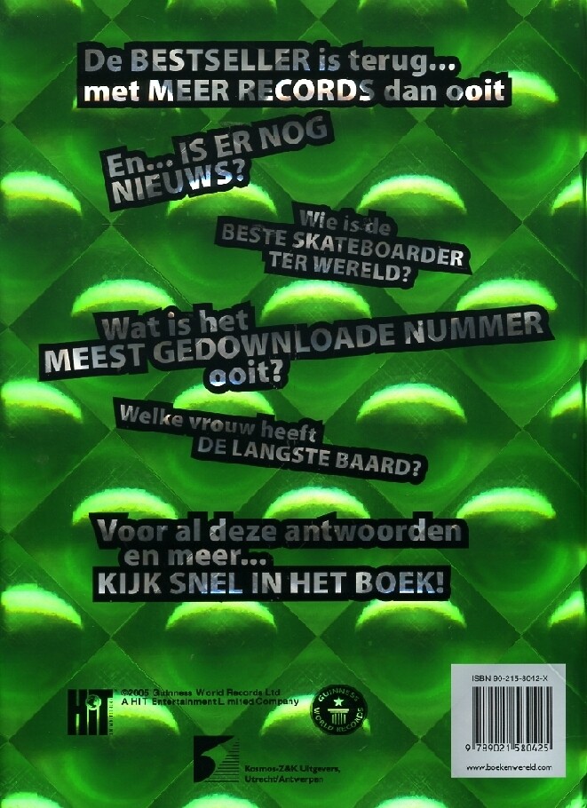 Guinness World Records achterkant