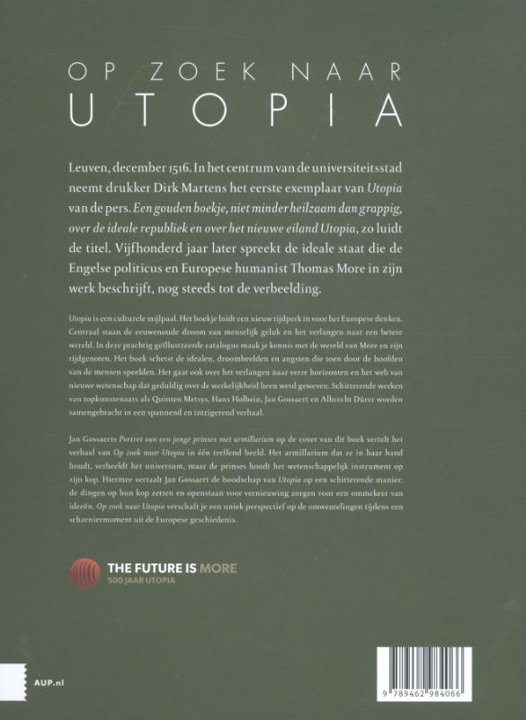 Op zoek naar Utopia achterkant