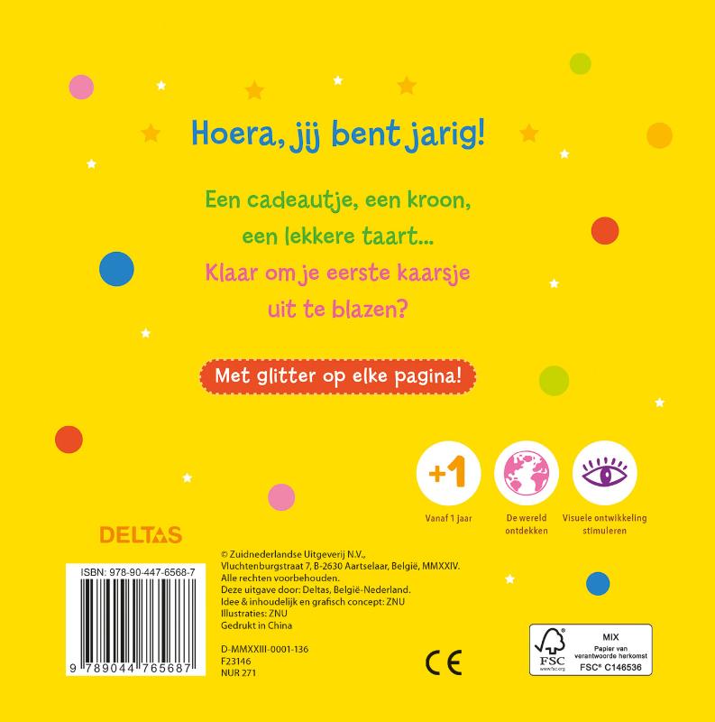 Hoera! 1 jaar! achterkant