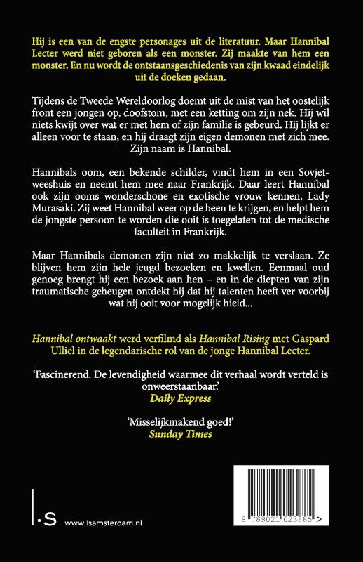 Hannibal ontwaakt / Hannibal achterkant