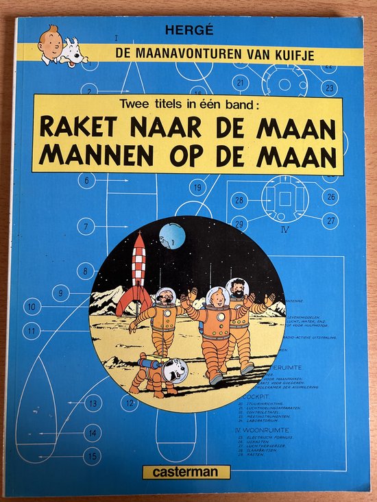 Maanavonturen van kuifje