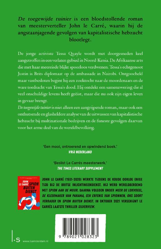 De toegewijde tuinier achterkant