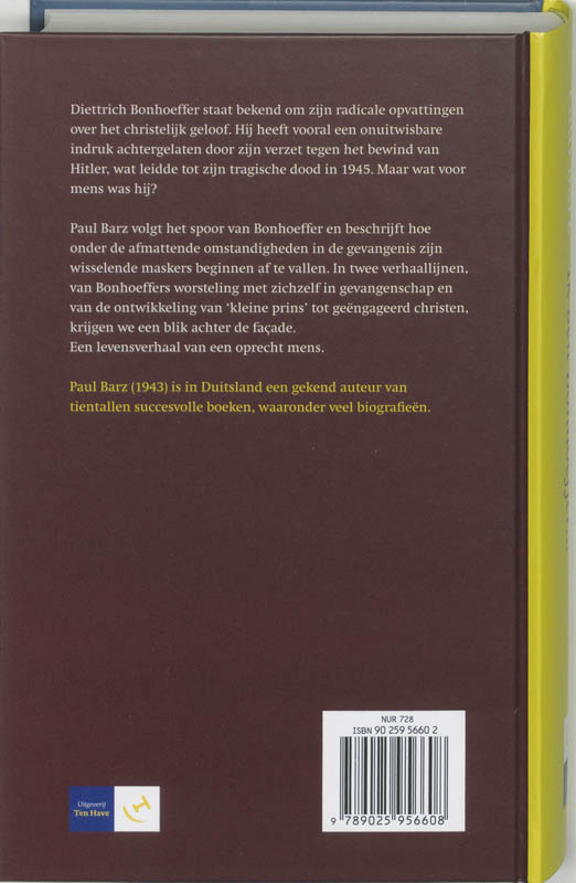 Ik Ben Bonhoeffer achterkant