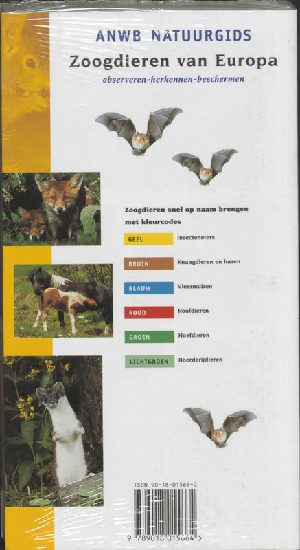 Zoogdieren van Europa / ANWB navigator Zoogdieren van Europa / ANWB navigator achterkant