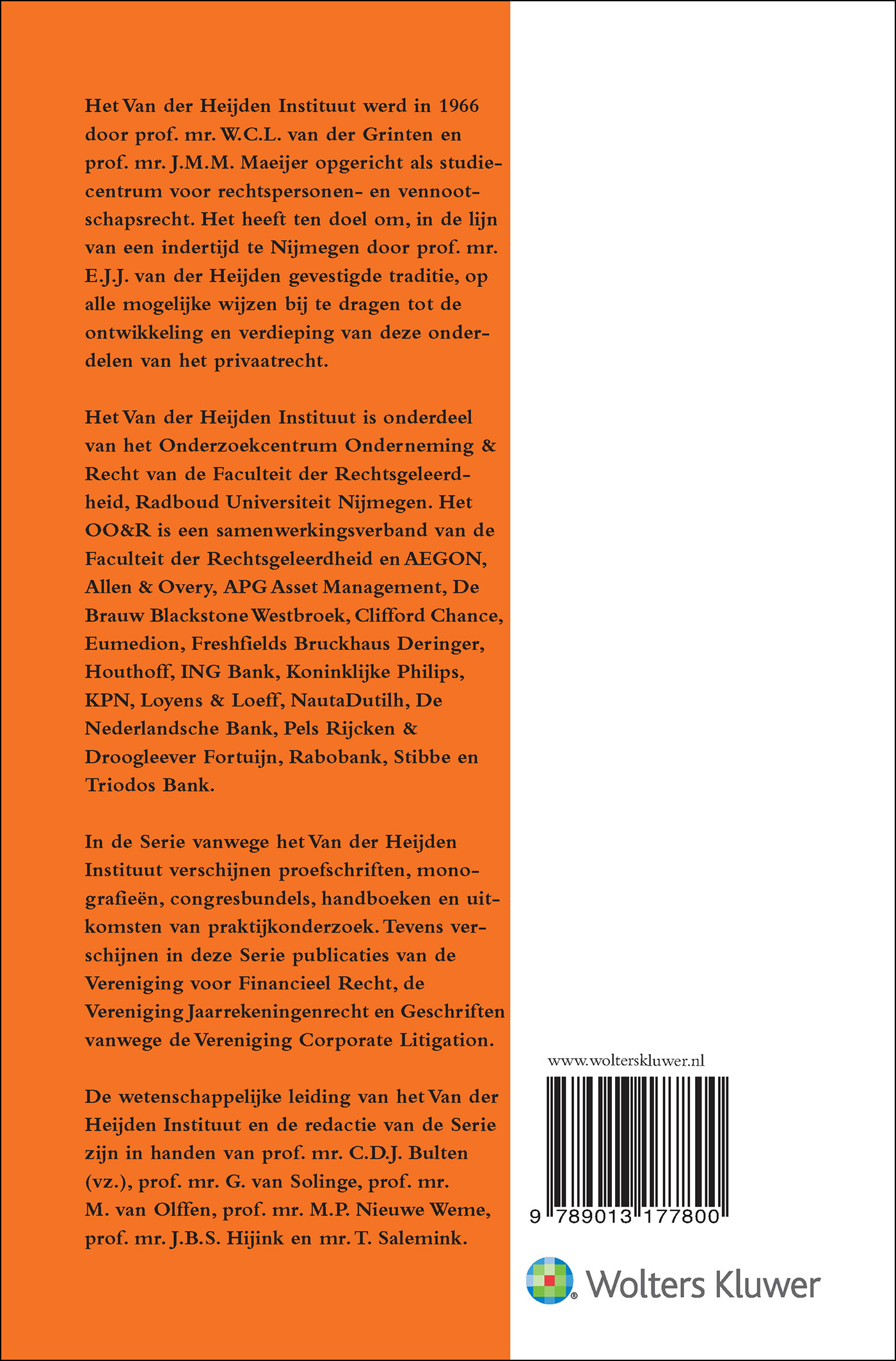 Geschriften vanwege de Vereniging Corporate Litigation / 2023-2024 achterkant