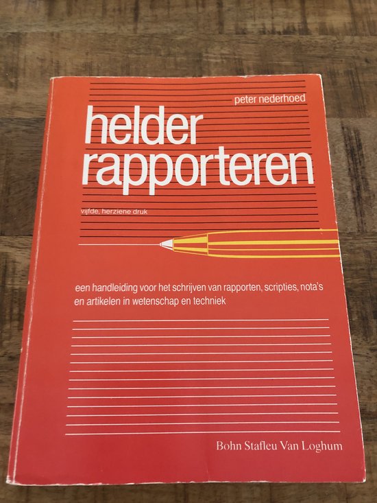 Helder rapporteren