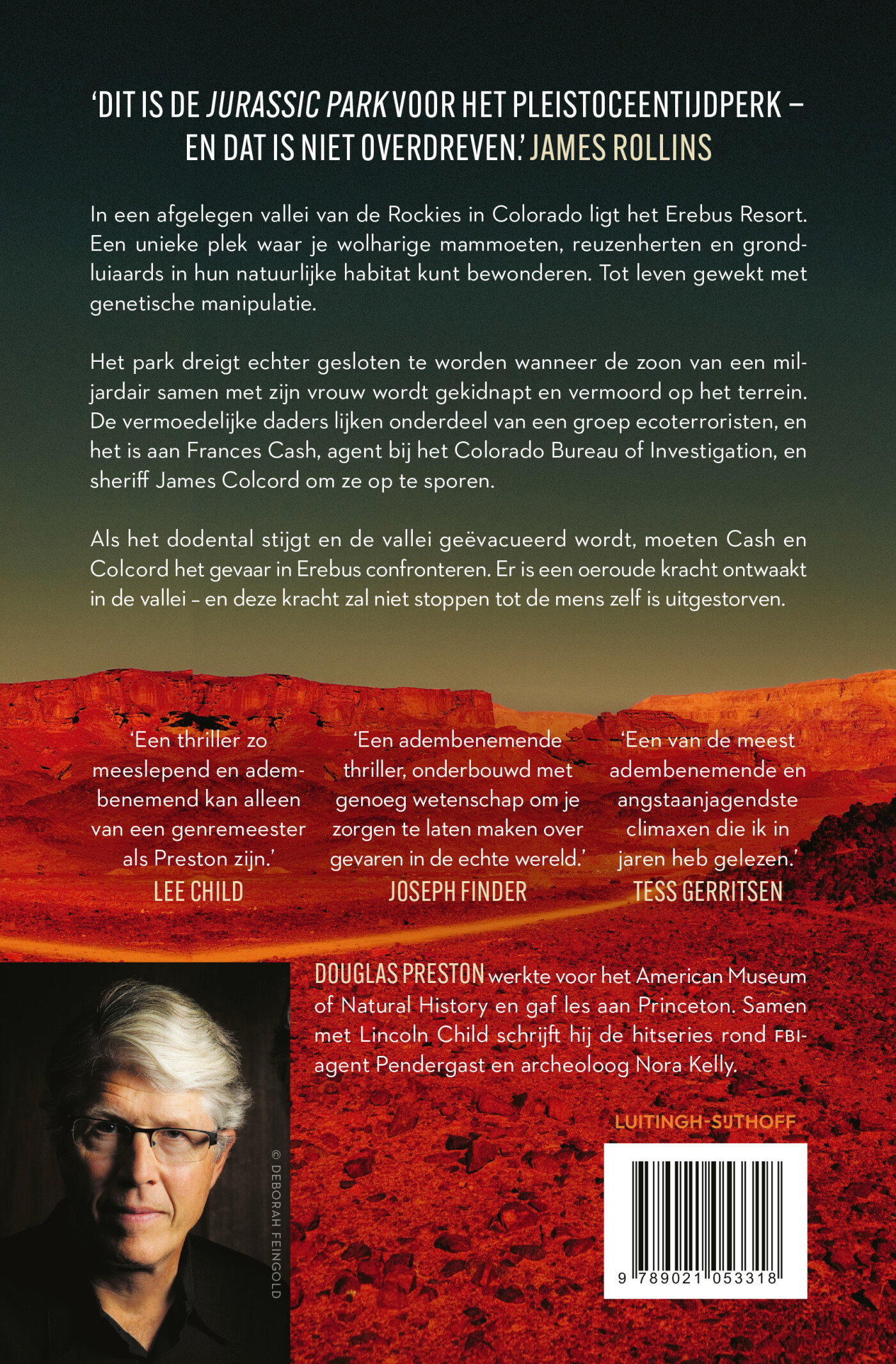 Uitgestorven / Cash & Colcord / 1 achterkant