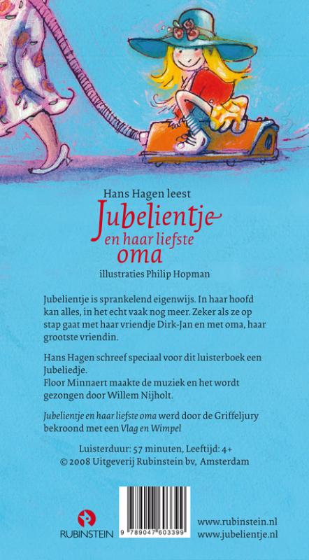 Jubelientje en haar liefste oma achterkant