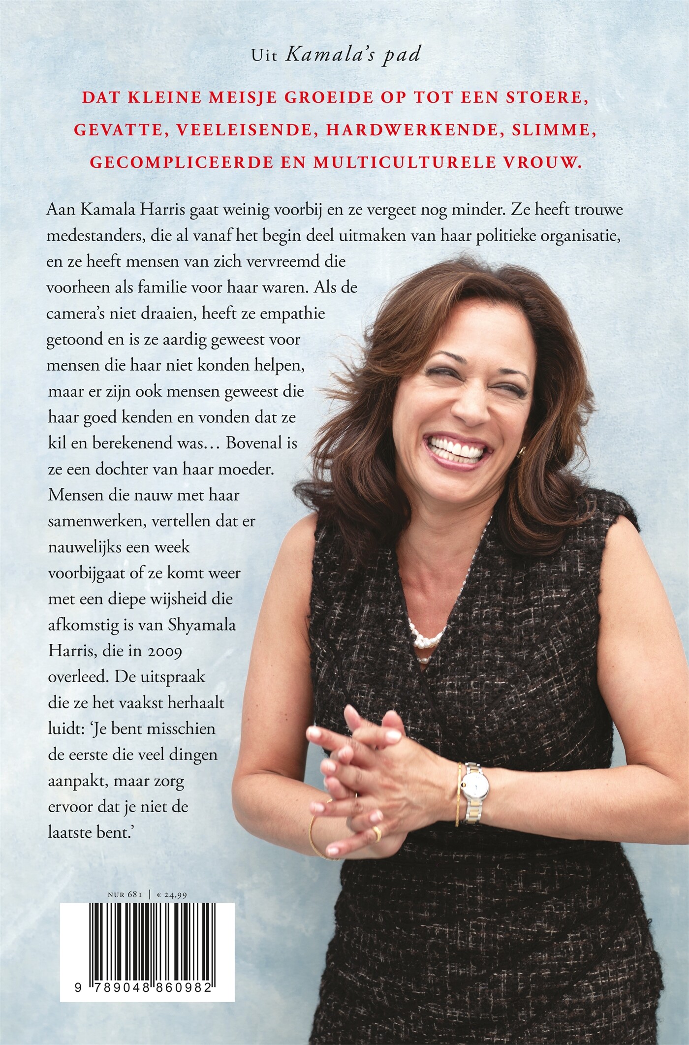 Kamala's pad achterkant