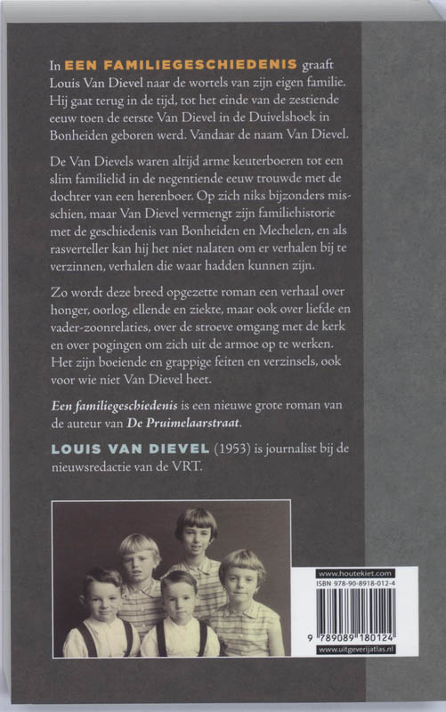 Een familiegeschiedenis achterkant