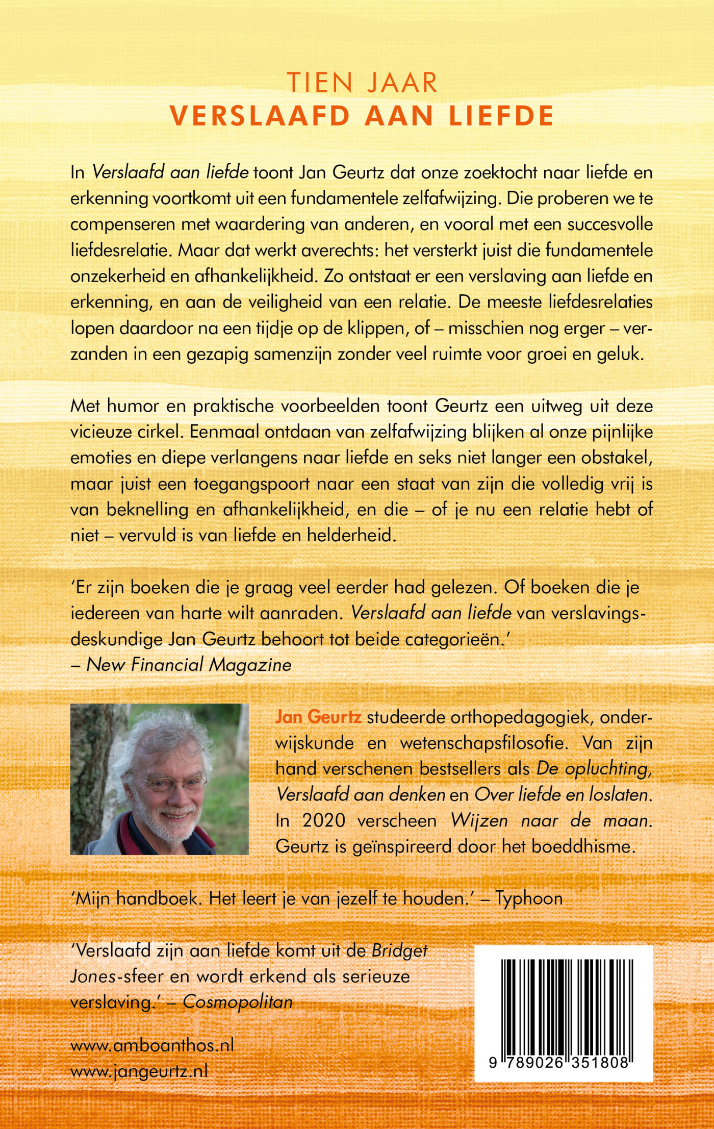 Verslaafd aan liefde achterkant