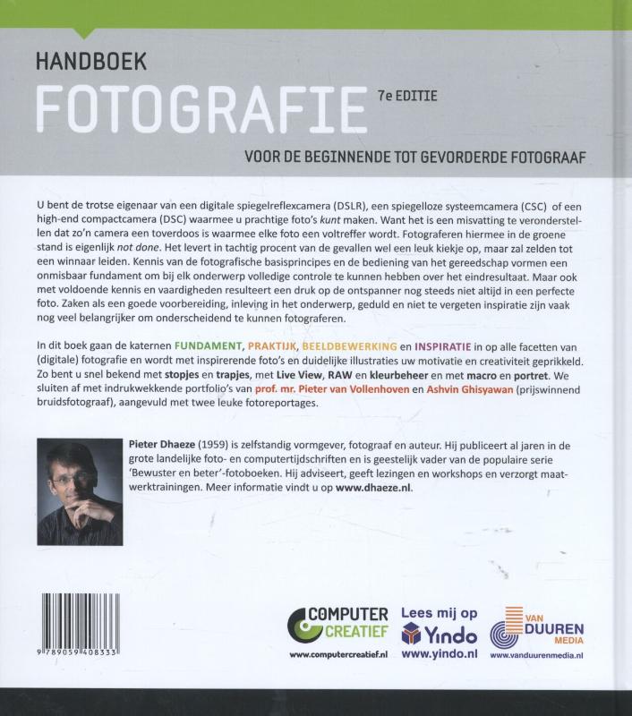 Handboek fotografie / Bewuster en beter achterkant