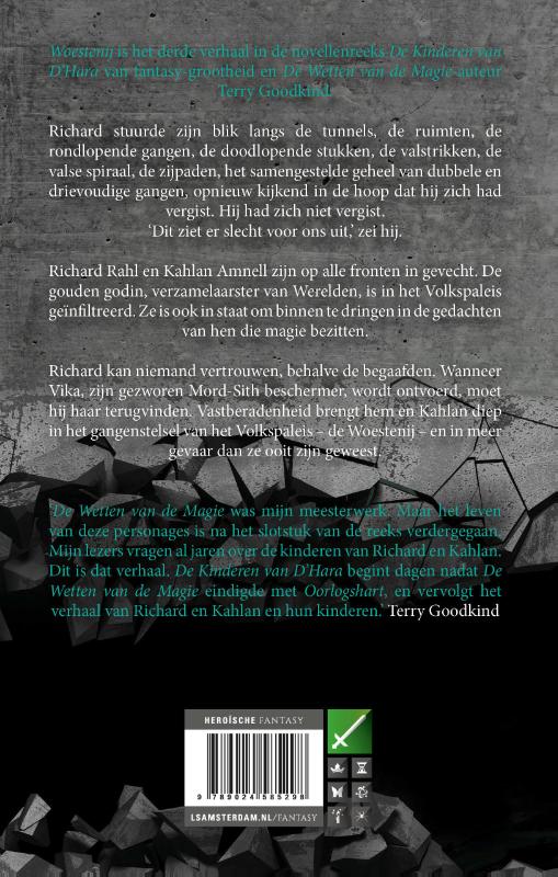 Woestenij / De Kinderen van D'Hara / 3 achterkant