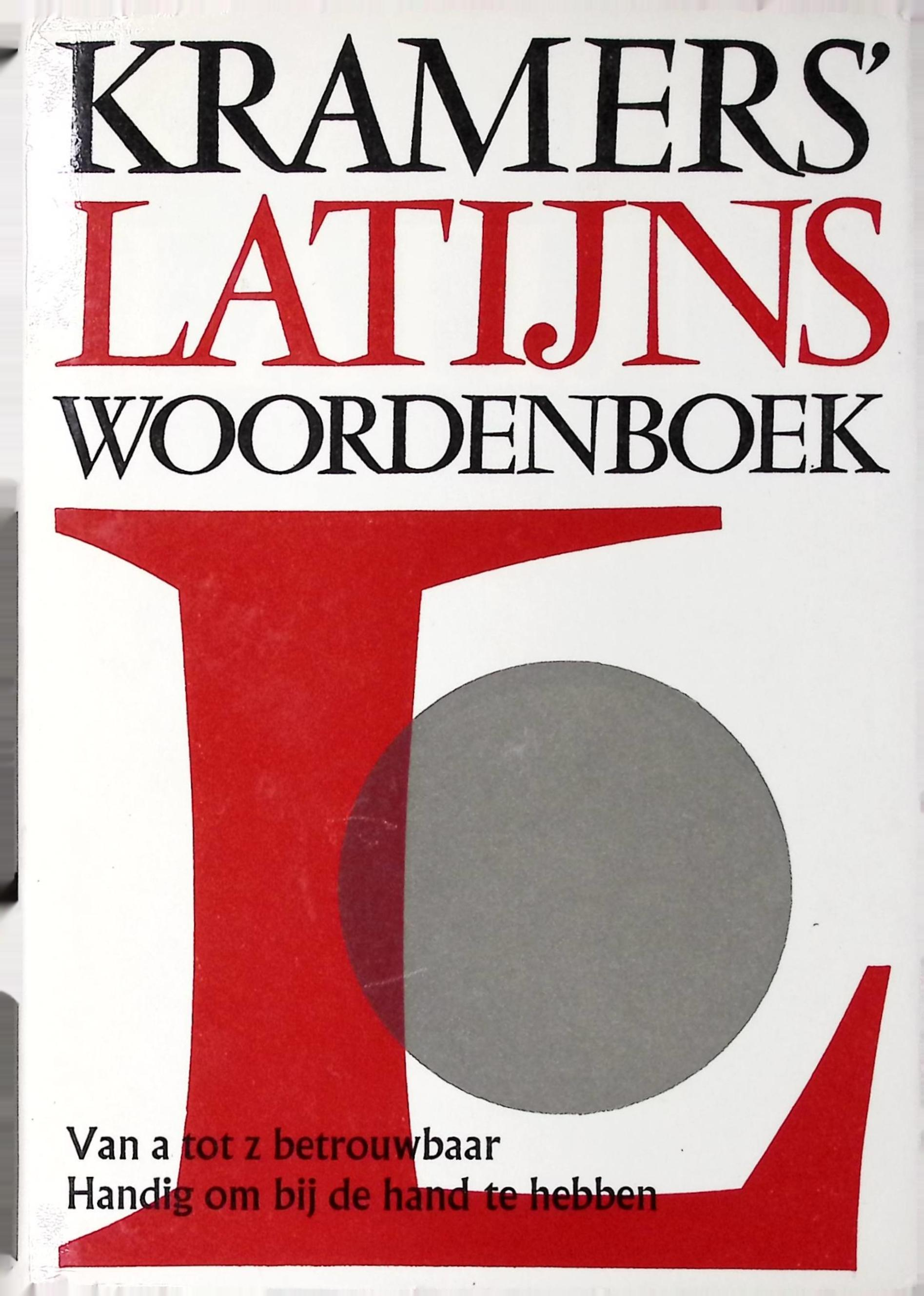 Kramers woordenboek latyn