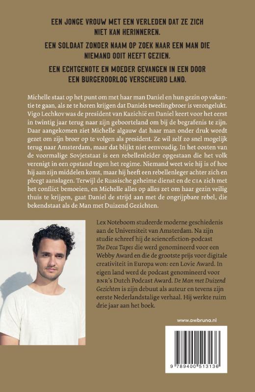 De man met duizend gezichten De man met duizend gezichten achterkant