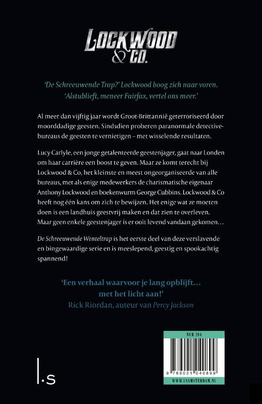 De schreeuwende wenteltrap / Lockwood & co / 1 achterkant