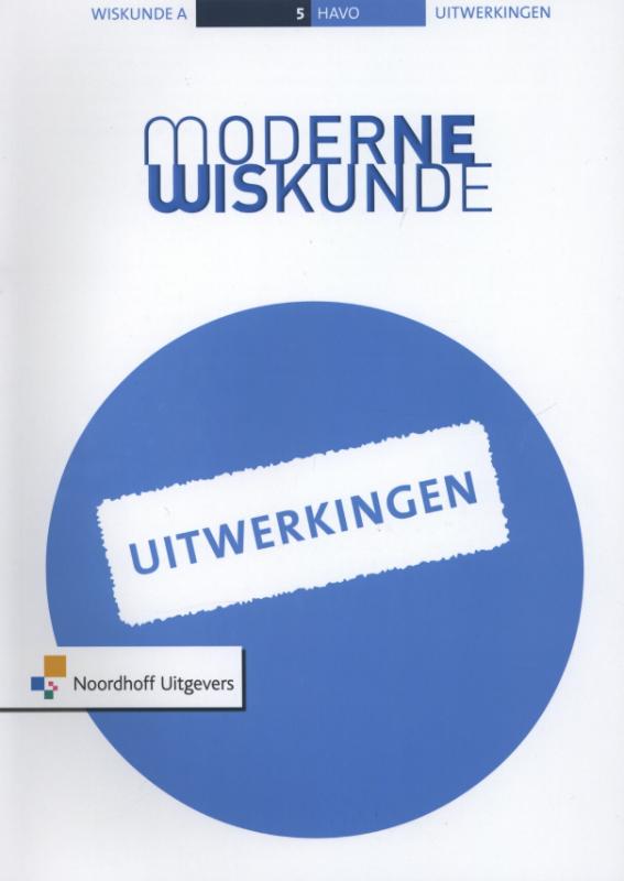 boekenbalie_9789001804268_cover Moderne Wiskunde  5 havo A Uitwerkingen