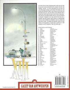 XIII - Waar de indiaan gaat (Gazet van Antwerpen) achterkant