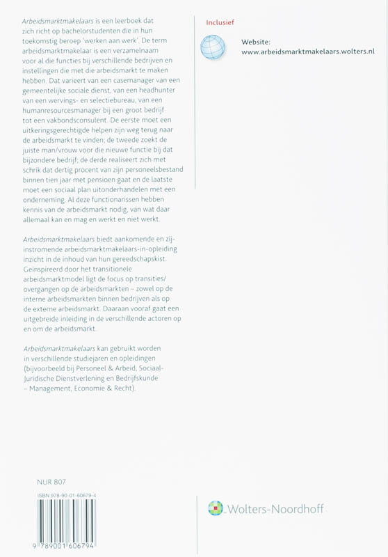 Arbeidsmarktmakelaars achterkant