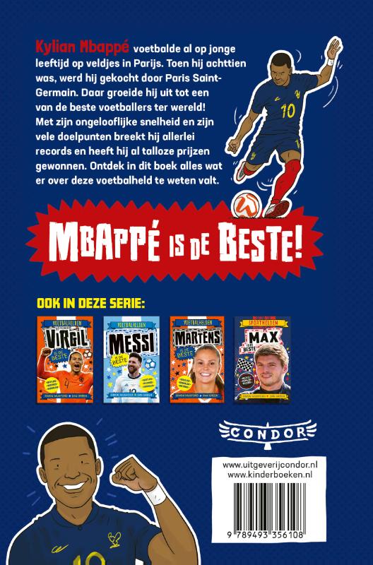 Mbappé is de beste / Voetbalhelden achterkant