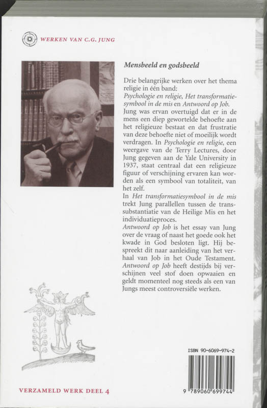 Mensbeeld en godsbeeld / Verzameld werk C.G. Jung / 4 achterkant