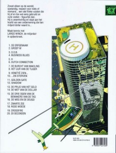 De wet van de dollar / Largo Winch / 14 achterkant