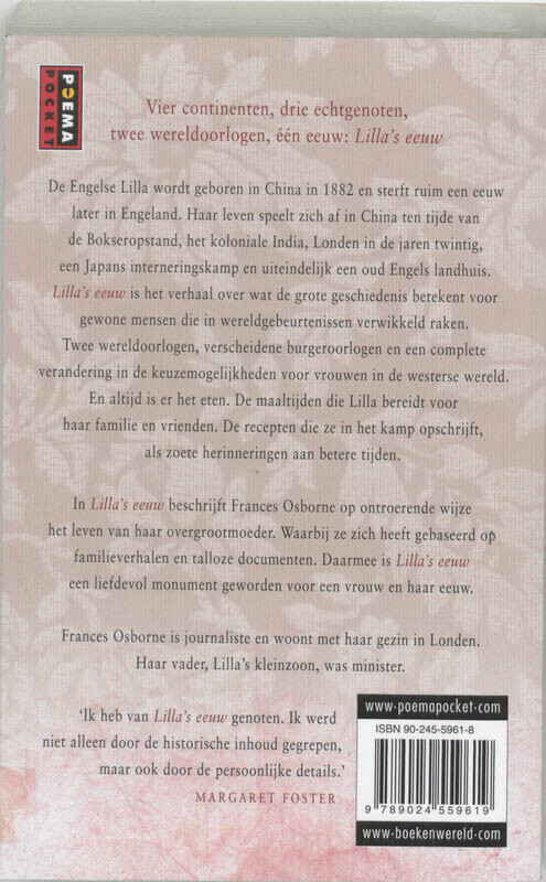 Lilla's eeuw achterkant