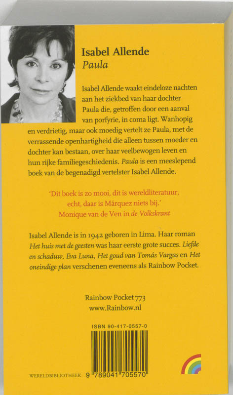 Paula / Rainbow pocketboeken / 773 achterkant