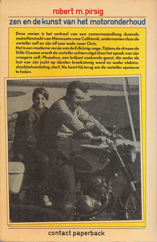 Zen en de kunst van het motoronderhoud achterkant