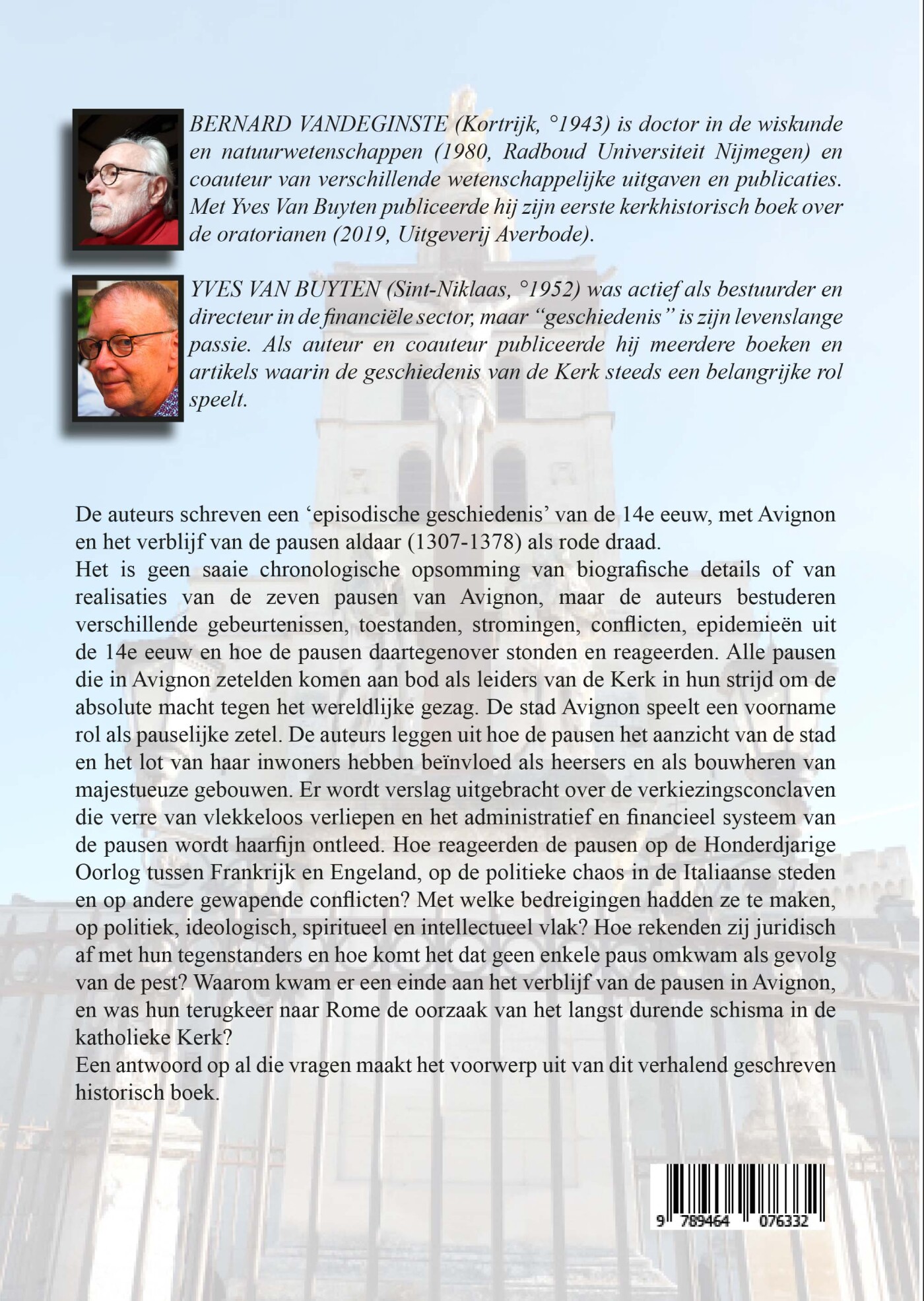 Grandeur en val van de Pausen van Avignon achterkant