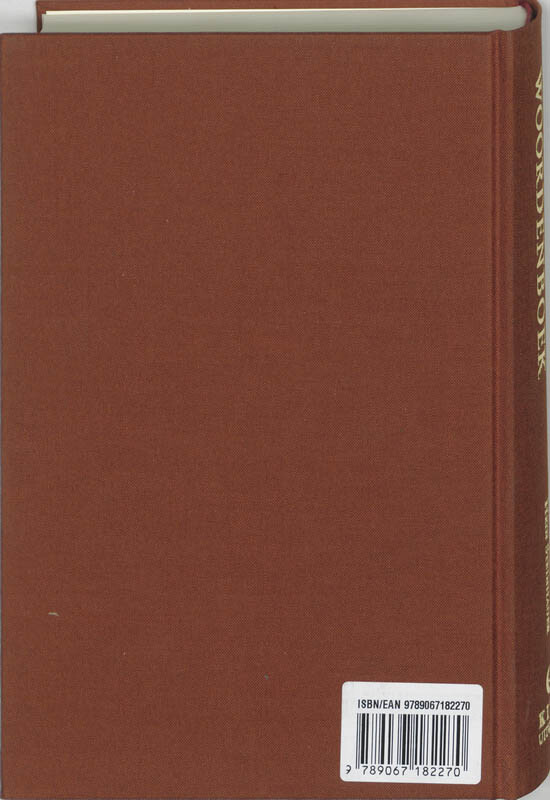 Nederlands-Indonesisch woordenboek achterkant