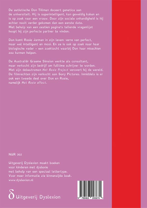 Het Rosie project / Rosie / 1 achterkant