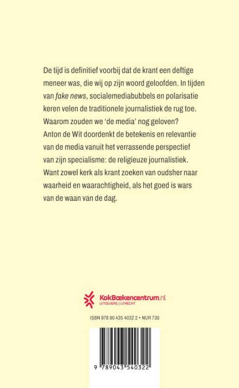 Geloof jij het? achterkant
