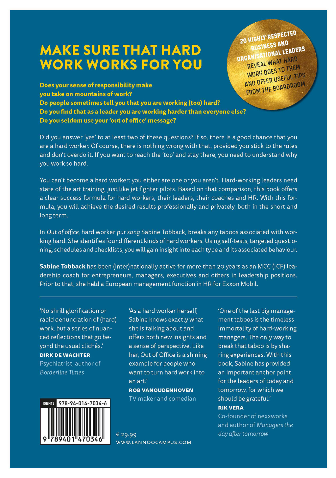 Out of Office achterkant