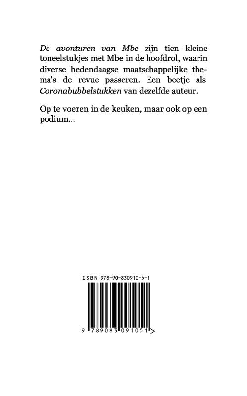 De avonturen van Mbe achterkant