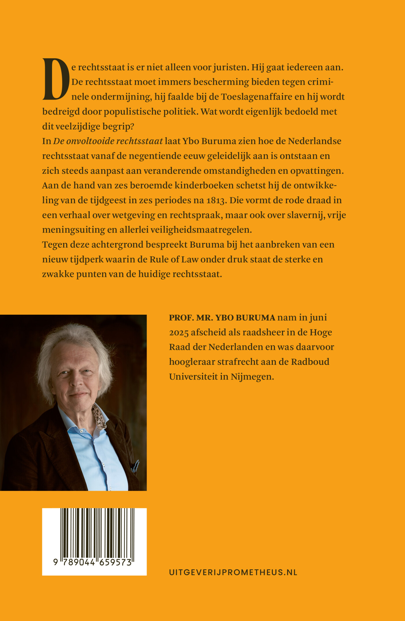 De onvoltooide rechtsstaat achterkant