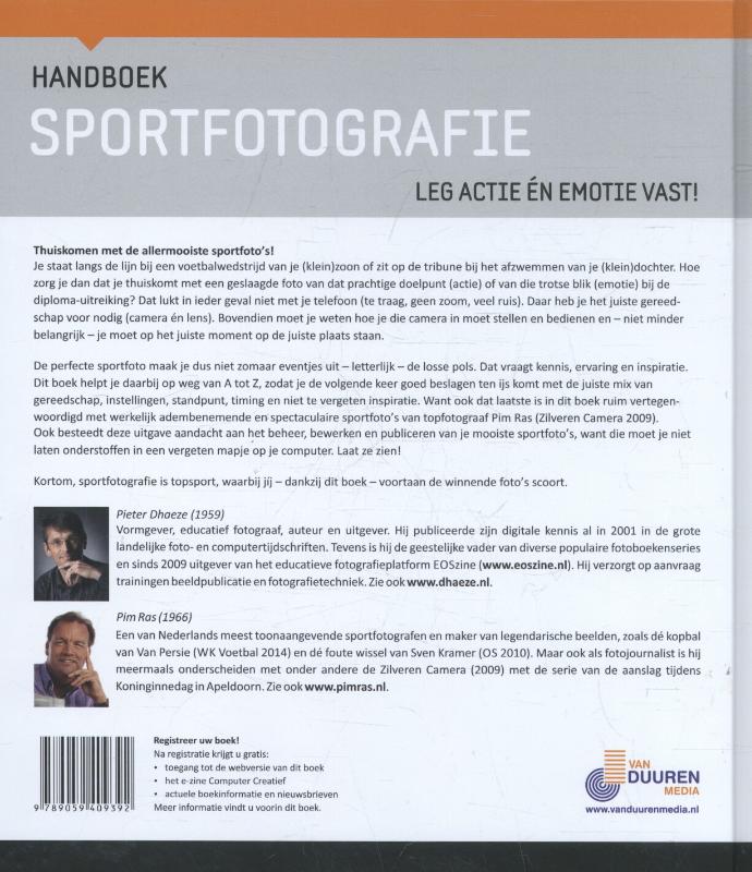 Handboek Sportfotografie / Handboek achterkant