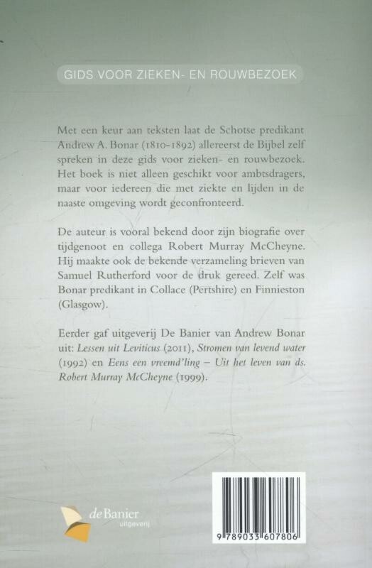 TROOST VOOR ZIEKEN achterkant