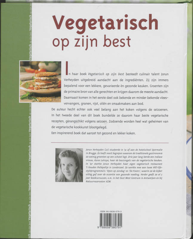 Vegetarisch op zijn best achterkant