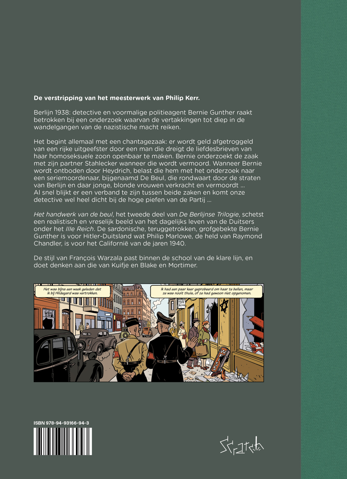 Het handwerk van de beul / Berlijnse trilogie / 2 achterkant