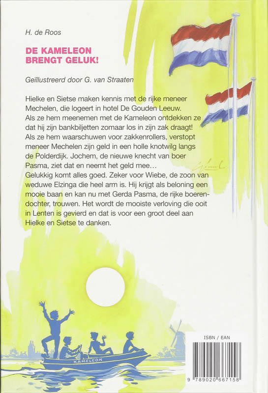 De Kameleon brengt geluk / Klassieke Kameleon achterkant