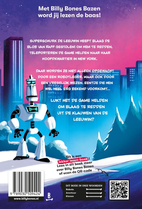 Game helden tegen de robots / Game Helden / 5 achterkant